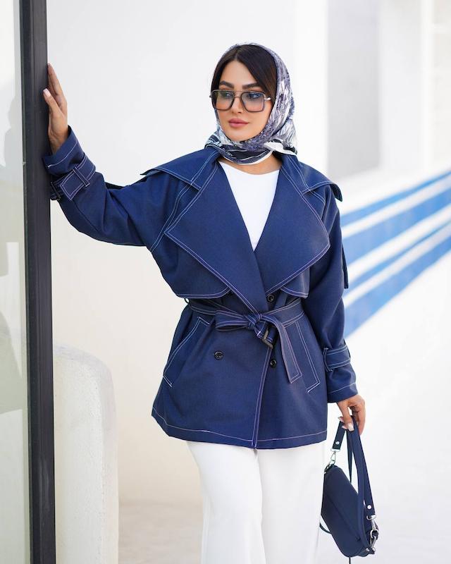بارونی دمسه دوزی آستردار
