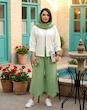 ست رویه جلو باز و شلوار