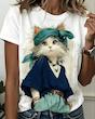 تی شرت مدل cat