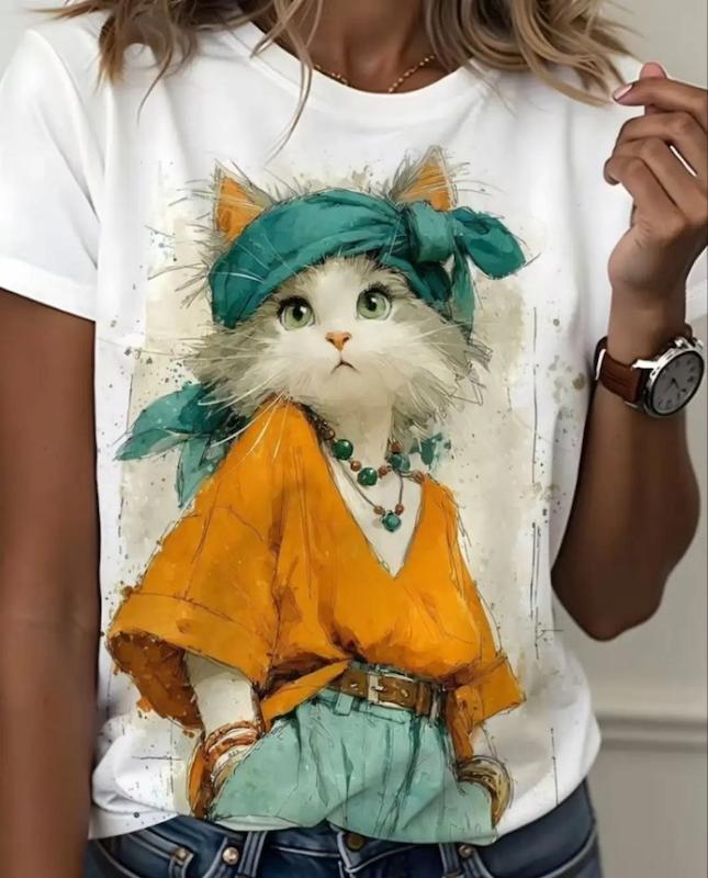 تی شرت مدل cat