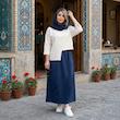 ست کراپ دامن مدل سارا