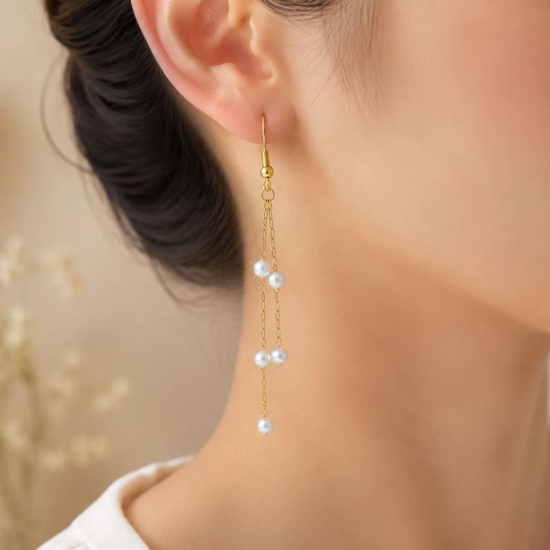 گوشواره آویز استیل آرتمیس 1224