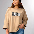 تیشرت باکسی love