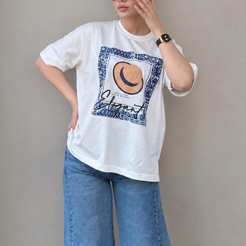 تیشرت باکسی کلاه حصیری