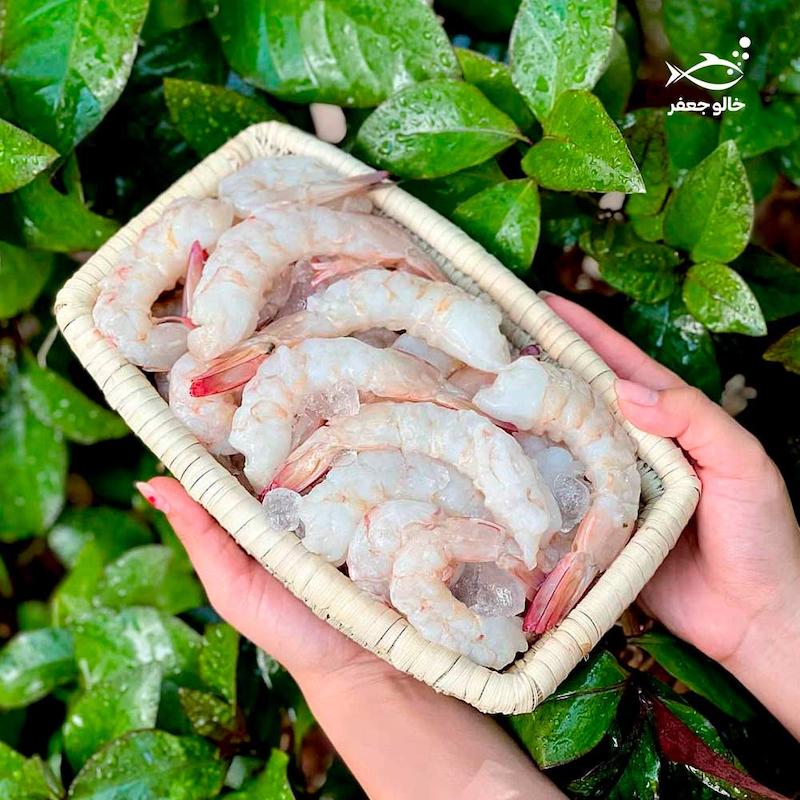 شاه ميگو نژاد ببری (۲۵-۲۱ عدد در هر کیلوگرم)