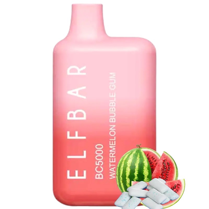  پاد یکبارمصرف کد457   ELFBAR watermelon bubblegum