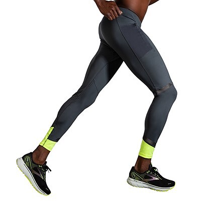 لگ ورزشی مردانه بروکسRun Visible Mens Running Tights Asphalt/Nightlif