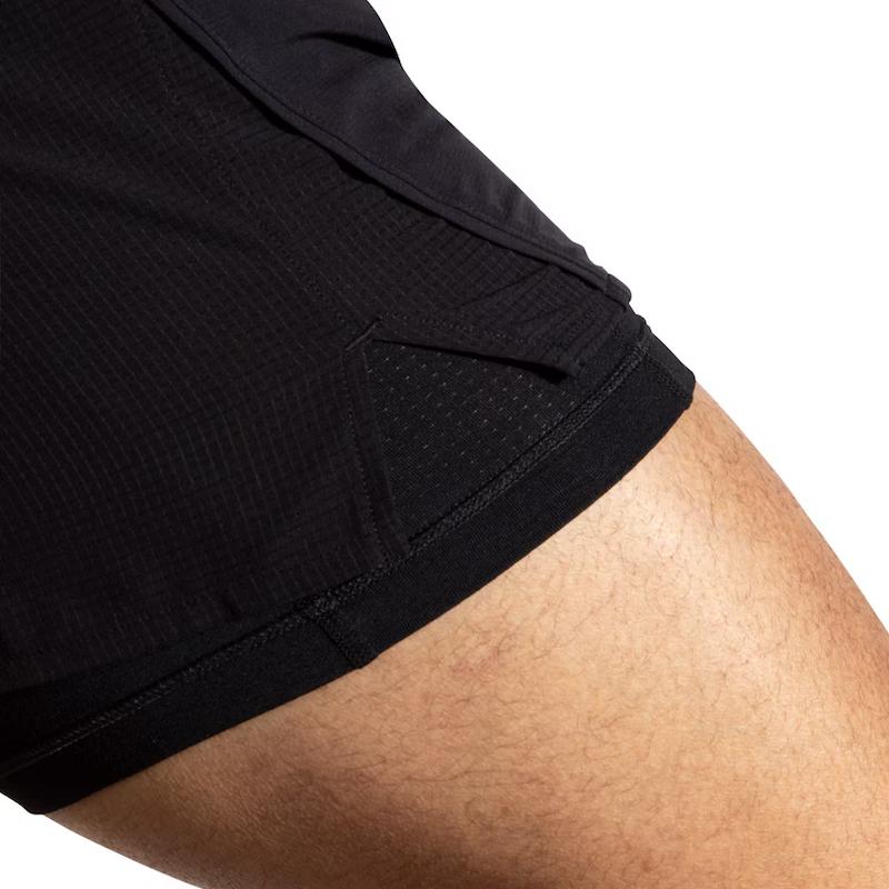 شلوارک ورزشی مردانه کشاله دار بروکس Brooks High Point 7" 2-IN-1 Short 