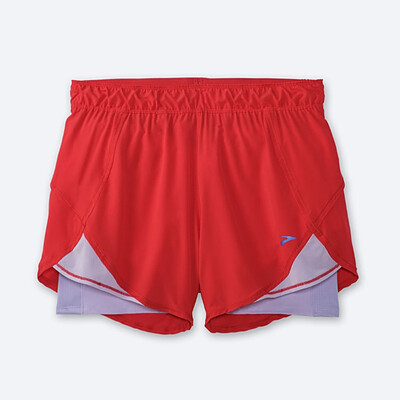 شلوارک ورزشی زنانه بروکس Brooks Chaser 3" 2-in-1 Short