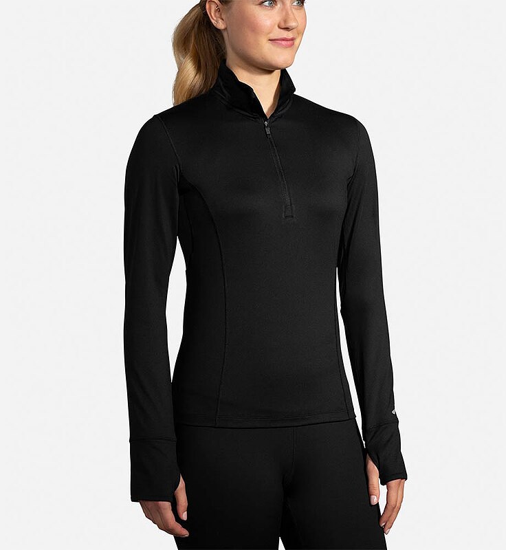 نیمزیپ ورزشی زنانه بروکس Brooks Womens Dash 1/2 Zip 