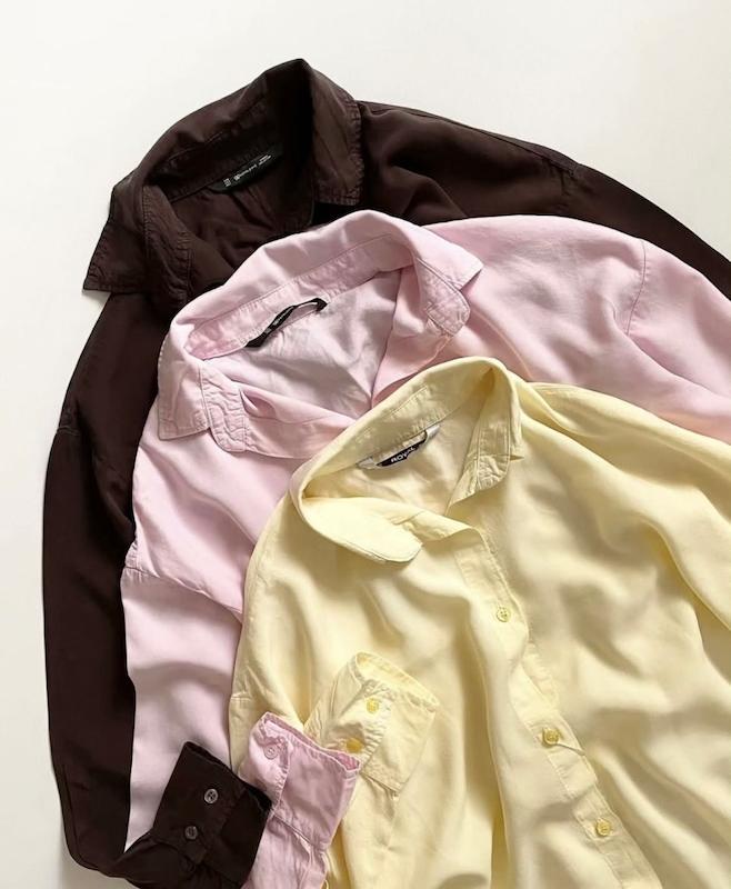 شومیز سیلک رنگی