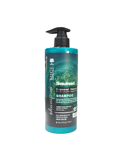 شامپو جلبک دریایی میگ صاف کننده و مرطوب کننده 780 میلی MIGE seaweed essens moisturizing & smooth shampoo