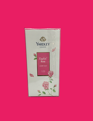 صابون یاردلی با گل رٌز انگلیسی بسته 3 عددی (3*100g) 300 گرمی YARDLEY london english rose luxury soap