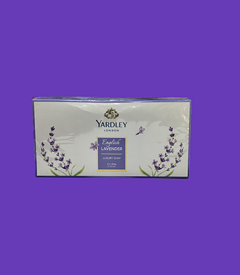 صابون لوکس یاردلی لندن با رایحه اسطوخودوس انگلیسی (3*100g) 300 گرمی YARDLEY london english lavender luxury soap