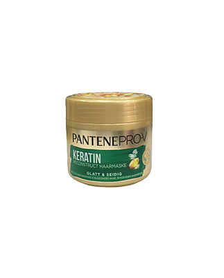 ماسک موی کراتینه پنتن ترمیم کننده مو صاف و براق کننده 300 میلی PANTENE pro-v keratin reconstruct haarmaske glatt & seidig