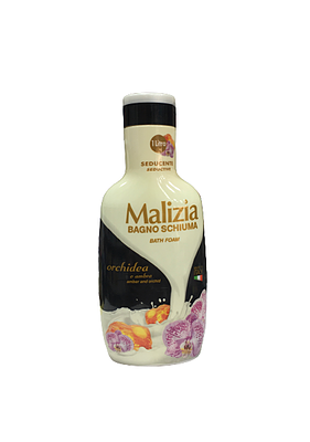 فوم حمام مالیزیا با رایحه عنبر و گل ارکیده 1000 میلی Malizia bath foam amber and orchid