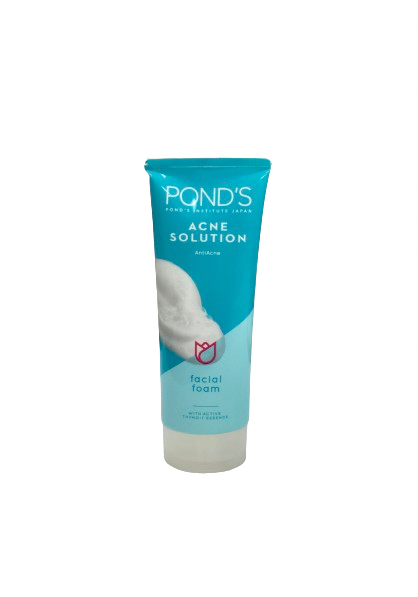 فوم شستشو و ضد آکنه پوندز 100 میلی POND'S acne solution anti acne facial foam with active thymo -t essence