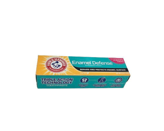 خمیر دندان ضد حفره فلوراید آرم اند هامر محافظ مینای دندان 121 گرمی ARM & HAMMER Enamel defense fluoride anticavity toothpaste