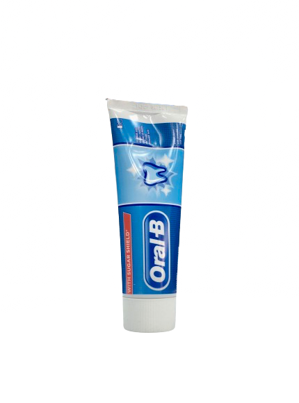 خمیر دندان اورال اصل بی ضد قند برای کودکان + 6 سال 75 میلی Oral B with sugar shield toothpaste for junior + 6 years