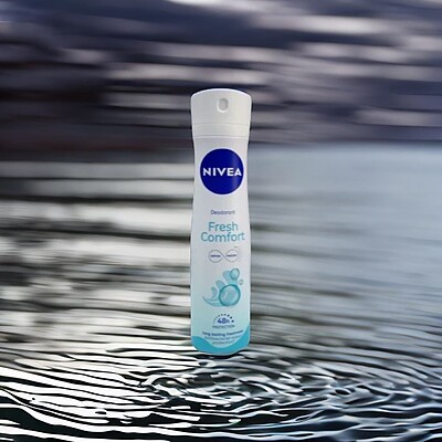 اسپری دئودورانت نیوا مدل fresh comfort محافظت 48 ساعته 150 میل NIVEA deodorant fresh comfort 48h protection