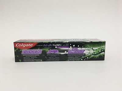 خمیر دندان ضد حفره کلگیت مکس فرش با زغال چوب بامبو 137 گرمی Colgate anticavity toothpaste max fresh with bamboo charcoal