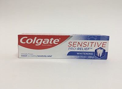 خمیر دندان سفید کننده کلگیت sensitive برای دندان های حساس 100 گرمی colgate fluoride toothpaste sensitive whitening