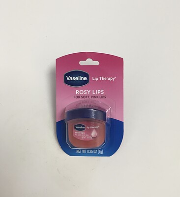 نرم کننده و بالم لب گل رٌز وازلین 7 گرمی Vaseline lip therapy rosy lips for soft pink lips