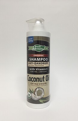 شامپو و ماسک موی ضد شوره سر و درمان ریزش مو داستی بیوتی با روغن نارگیل 1000 گرمی Dosti beauty organic shampoo & mask anti-dandruff coconut oil extra virgin