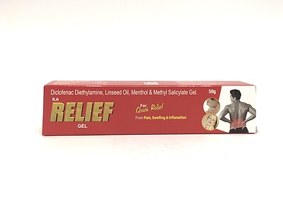 ژل تسکین دهنده ری لایف برای تسکین سریع درد ورم و التهاب مفاصل 50 گرمی  Relief gel for quick relief from pain, swelling & inflammation