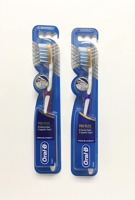 مسواک اورال بی پرو فلکس 2 کاره مدیوم Oral-B pro-flex Toothbrush medium/m/38