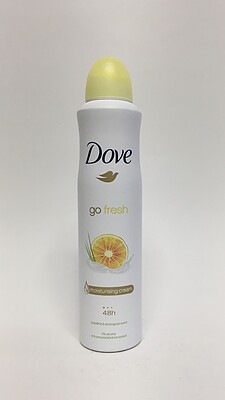 اسپری ضد تعریق داو 48 ساعته با رایحه گریپ فروت و برگ لیمو 250 میلی Dove spray go fresh 1/4 moisturising cream 48h grapefruit & lemongrass scent