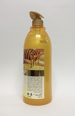 شامپو سفید کننده بدن واشامی تقویت کننده و آرامبخش پوست با عسل 1380 میلی Washami sweet touch whitening shower gel relaxing & nourishing with honey