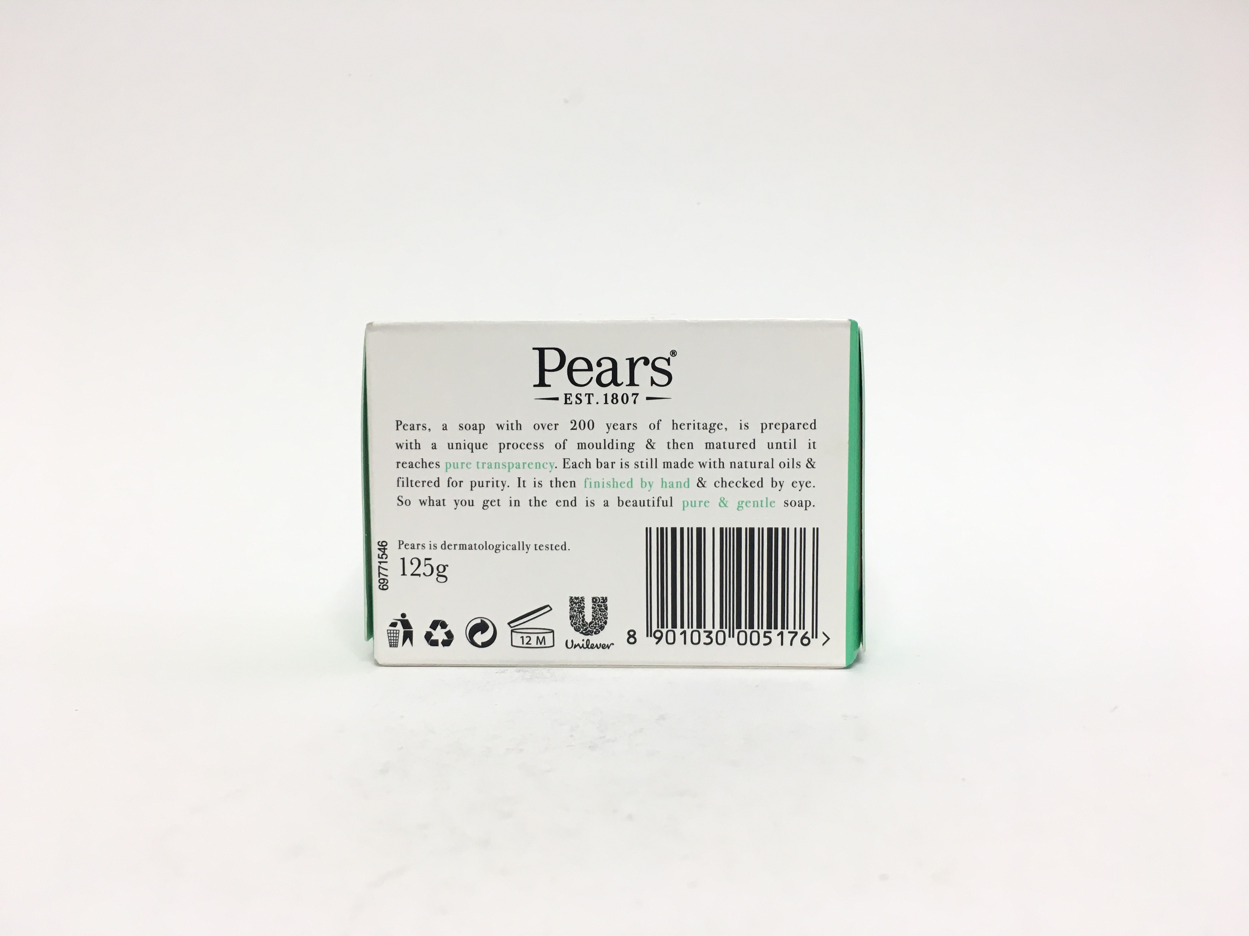صابون پیرس شفاف کننده پوست خالص و ملایم با عصاره گل لیمو 125 گرمی Pears transparent soap pure & gentle with lemon flower extracts