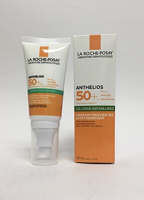 ژل کرم ضد آفتاب مات لاروش پوزای حاوی +SPF50 و آنتی اکسیدان برای انواع پوست 50 میلی LA ROCHE-POSAY anthelios gel-cream anti-brillance effets matifiant