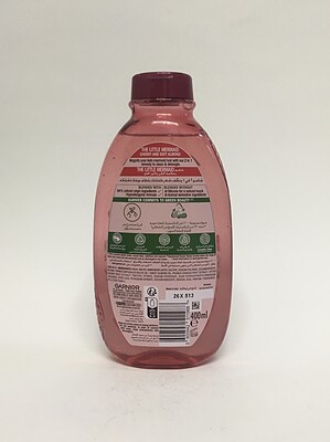 شامپو و نرم کننده بچه گارنیر ضد حساسیت با عصاره گیلاس و بادام 400 میلی GARNIER ULtra DOUX kids 2 in 1 shampoo & detangler hypoallergenic cherry & almond