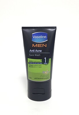 فیس واش مردانه ضد آکنه وازلین 100 گرمی Vaseline MEN anti acne face wash