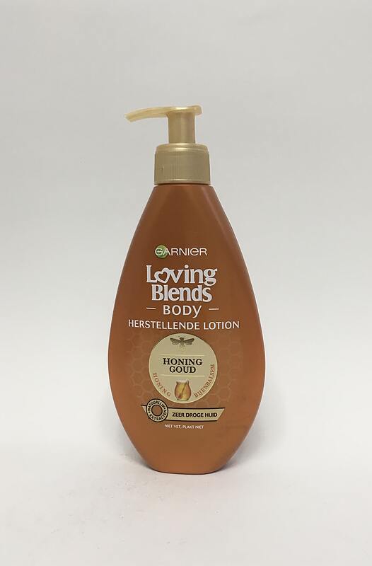 لوسیون ترمیم کننده بدن  loving blends گارنیر با عسل برای پوست خیلی خشک 250 میلی GARNIER loving blends body herstellende lotion 