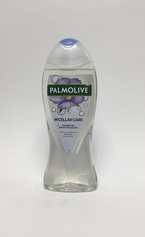 شامپو بدن میسلار کاری پالمولیو با عصاره کتان میسلار واتر 500 میلی PALMOLIVE micellar care shower gel with micellar water flax extract