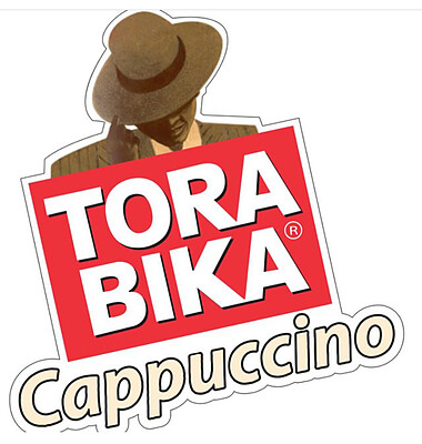 کاپوچینو ترابیکا عمده TORA BIKA اصلی کارتن 12 بسته 20 عددی TORA BIKA cappuccino