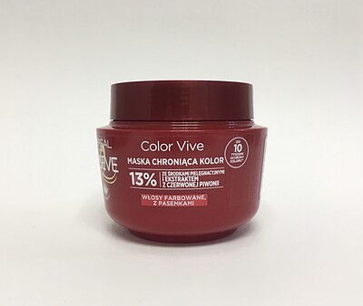 ماسک مو محافظ برای موهای رنگ شده لورآل پاریس 300 گرمی L'OREAL ELSEVE Color Vive Protective Mask for colored hair