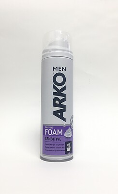 فوم اصلاح مردانه آرکو برای پوست های حساس 200 میلی ARKO MEN shaving foam sensitive