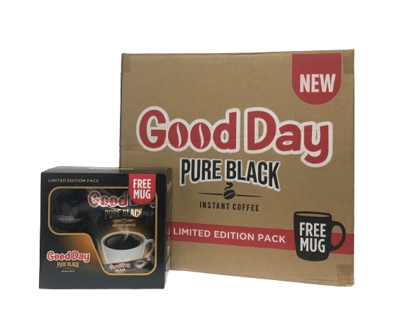 قهوه فوری بلک گوددی GOOD Day عمده کارتن 20 بسته 40 ساشه ای (هر 2 بسته 1 لیوان)GOOD Day pure black instant coffee