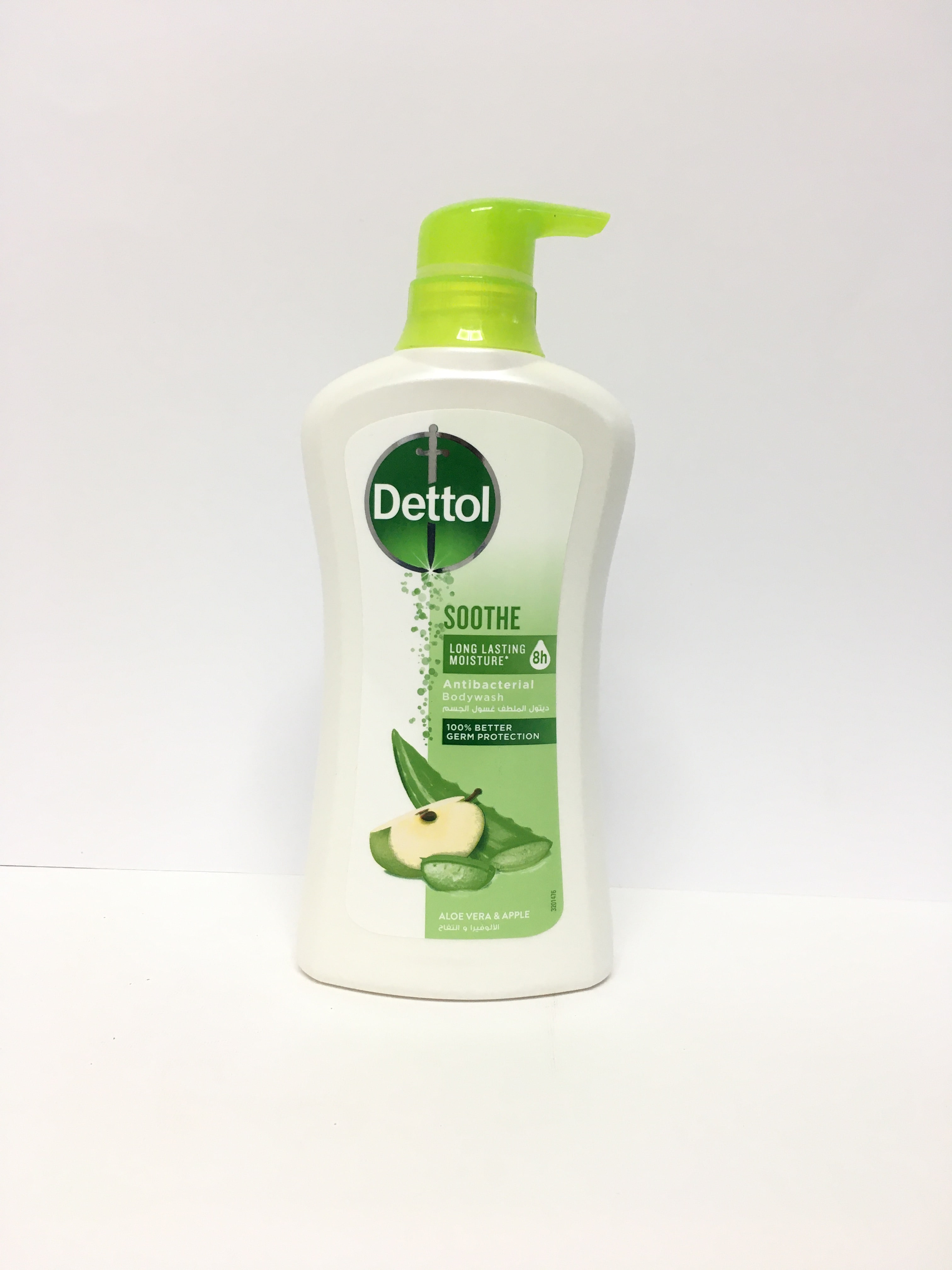 قیمت شامپو بدن آنتی باکتریال دتول با رایحه آلوئه ورا و سیب 500 میلی Dettol antibacterial body wash with aloe vera & apple