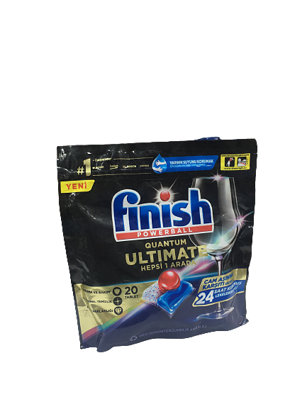 قرص ماشین ظرفشویی ماکس فینیش کوانتوم20تایی Finish powerball QUANTUM ultimate  258g