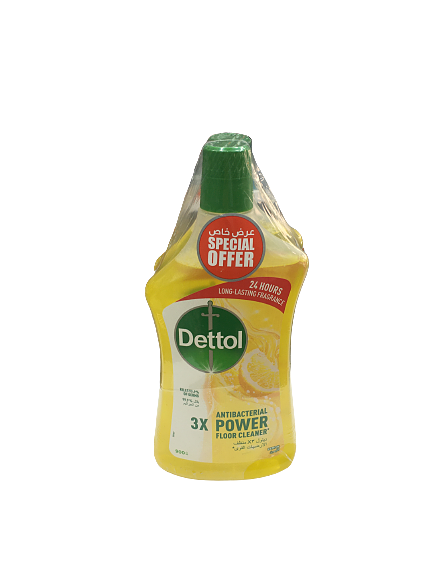 مایع کف شور چند منظوره لیمویی آنتی باکتریال دتول 900 میلی DETTOL multipurpose floor cleaner lemon 