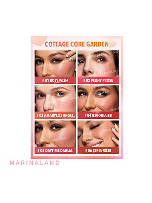 پالت رژگونه کرمی شیگلم مدل cottage core garden