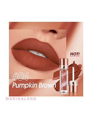 رژلب ابر و بادی مات او تو او رنگ 04 - PUMPKIN BROWN