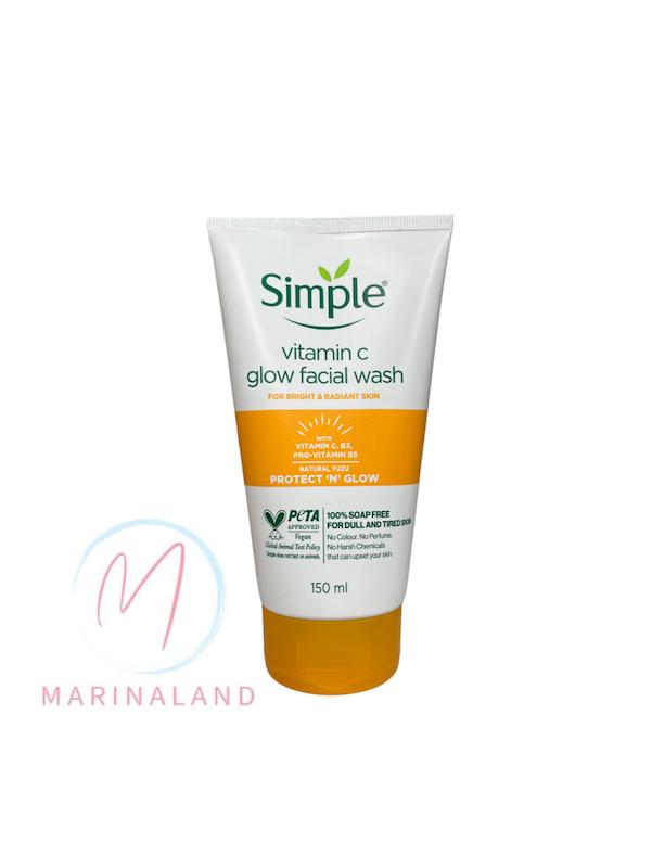 شوینده روشن کننده ویتامین c صورت سیمپل (simple)