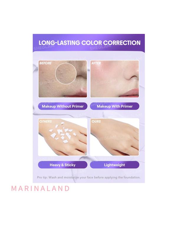 پرایمر اصلاح رنگ بنفش شیگلم مدل Even Better Color Correcting Primer