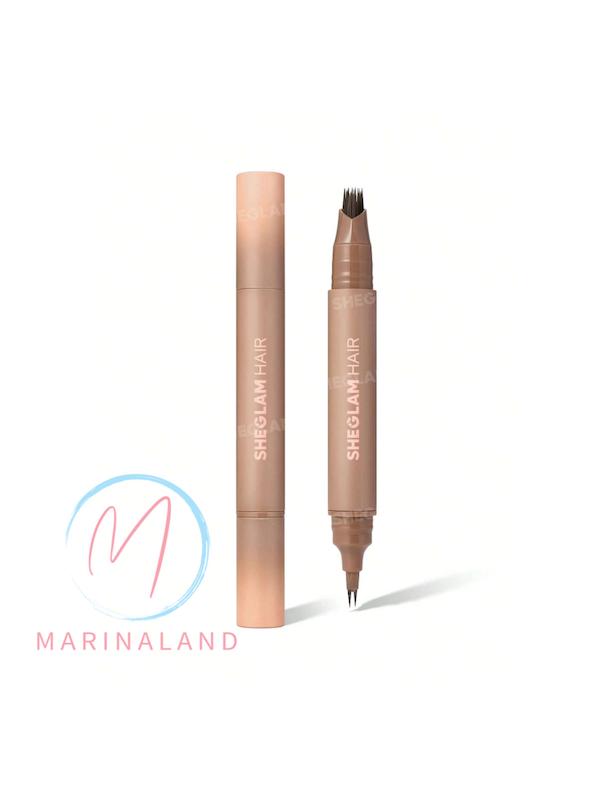 قلم پرکننده ریشه مو و ابرو شیگلم مدل Volume Boost Root Touch Up Pen رنگ Light Brown